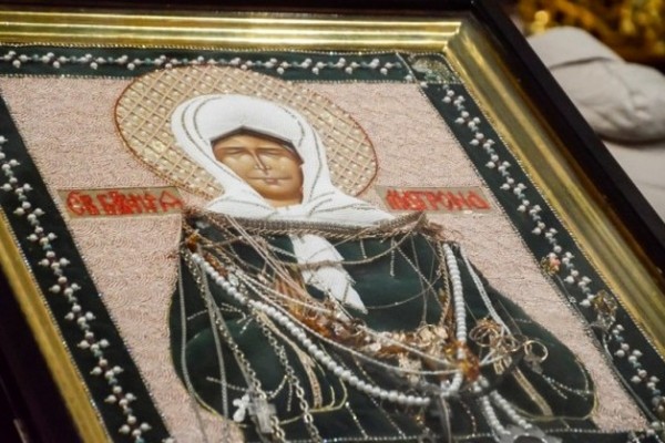 В Смоленск прибыла икона блаженной Матроны Московской