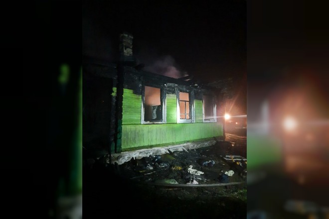 При пожаре в Велижском районе погибла женщина