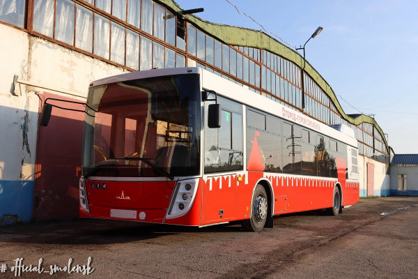 В Смоленск стали поступать новые автобусы