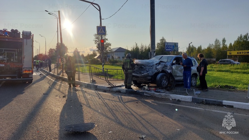 В Сафоновском районе на трассе М-1 произошло ДТП с пострадавшим