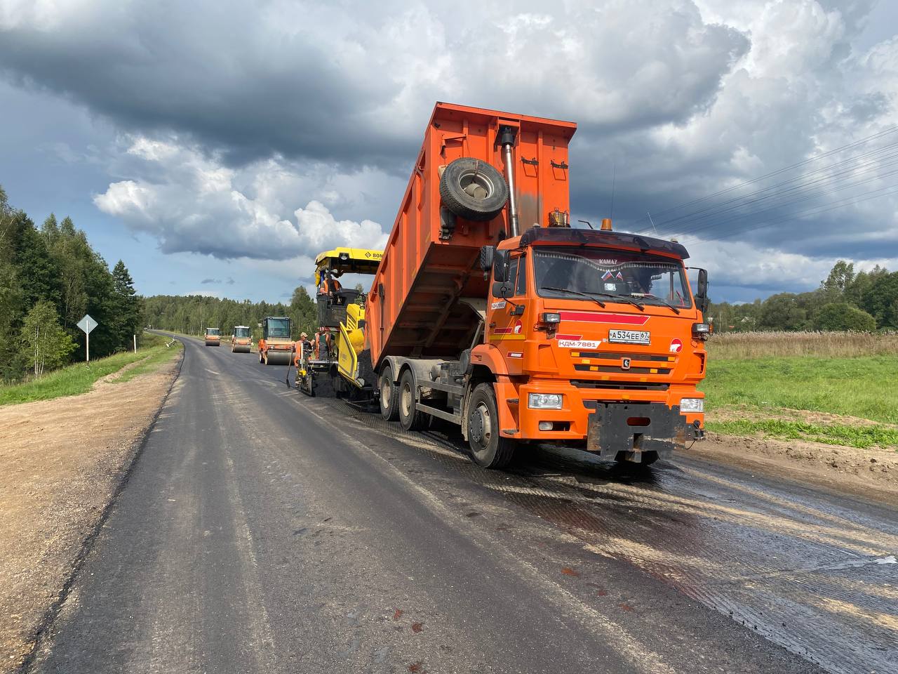 Как идет ремонт дорог в Смоленской области