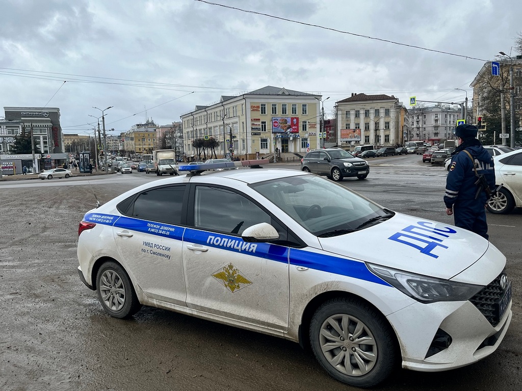 10 ноября в Ленинском районе Смоленска проведут «сплошные проверки» водителей