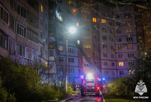 МЧС обнародовало подробности ночного пожара в Смоленске