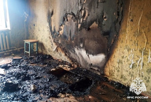 В Духовщинском районе в результате пожара погиб 40-летний мужчина